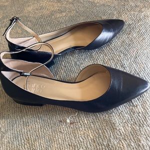 Franco Sarto black leather Mary Jane flats 9